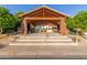 Community clubhouse boasting an open entry and a unique design, creating an inviting space for residents at 4202 E Broadway Rd # 130, Mesa, AZ 85206