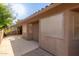 Inviting covered patio featuring textured walls, providing a comfortable spot for outdoor relaxation and entertainment at 4202 E Broadway Rd # 130, Mesa, AZ 85206