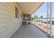 Covered patio with cement flooring, perfect for enjoying the outdoors at 6960 W Peoria Ave # 74, Peoria, AZ 85345