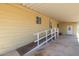 Covered patio features a ramp for easy access to the entrance door at 6960 W Peoria Ave # 74, Peoria, AZ 85345