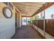 Enclosed patio featuring a cozy atmosphere, roll-down shades, and ample space for relaxation at 6960 W Peoria Ave # 74, Peoria, AZ 85345