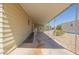 Covered patio area featuring wheelchair ramp for easy access to front door at 6960 W Peoria Ave # 74, Peoria, AZ 85345