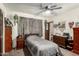 Neutral bedroom features a bed and dresser at 8602 N 41St Ave, Phoenix, AZ 85051