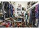 Organized walk-in closet with shelving and clothing racks at 8602 N 41St Ave, Phoenix, AZ 85051