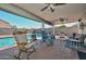 Relaxing backyard oasis with a large covered patio and refreshing pool at 10806 W Adam Ave, Peoria, AZ 85373
