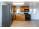 Kitchen features stainless refrigerator, matching appliances, and ample cabinet space at 17200 W Bell Rd # 1801, Surprise, AZ 85374