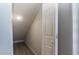 Finished storage space features vinyl floors, overhead lighting, and painted walls at 17200 W Bell Rd # 1801, Surprise, AZ 85374