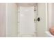 Stand up shower with tiled walls and convenient built in shelves at 2018 W Taro Ln, Phoenix, AZ 85027