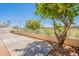 Backyard view featuring tile patio, mature trees, and golf course view for ultimate relaxation at 2647 N Miller Rd # 6, Scottsdale, AZ 85257