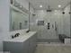 Beautiful bathroom features a glass shower and double sink vanity at 2790 W Cholla St, Apache Junction, AZ 85120