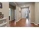 Inviting entryway with hardwood floors and a view of the front door at 37166 N El Morro Trl, San Tan Valley, AZ 85140