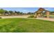 Inviting covered picnic area and basketball court in a well-kept community park at 3863 S Posse Trl, Gilbert, AZ 85297