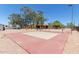 Backyard court with basketball hoop and recreational area for outdoor activities at 7730 E Culver St, Mesa, AZ 85207