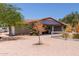 Charming single-story home with a well-maintained yard and mature trees at 7730 E Culver St, Mesa, AZ 85207