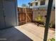 Back patio with brick pavers at 7801 N 44Th Dr # 1036, Glendale, AZ 85301