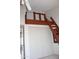 Bedroom features a unique lofted bed area with wooden ladder access above large white closets at 7977 W Wacker Rd # 196, Peoria, AZ 85381
