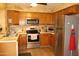 Well-equipped kitchen with stainless steel appliances and ample counter space at 7977 W Wacker Rd # 196, Peoria, AZ 85381