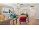 Bright living room showcasing the furniture layout and natural light at 10431 W Roundelay Cir, Sun City, AZ 85351