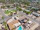 This property has a large lot with solar panels, covered parking, storage, a fenced yard, a swimming pool and raised garden beds at 1109 N Walnut Dr, Casa Grande, AZ 85122