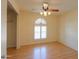 Inviting bedroom with wood floors and a large window at 1109 N Walnut Dr, Casa Grande, AZ 85122