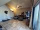 Cozy living room with comfortable seating, a fireplace, and a calming atmosphere at 19943 N 77Th Ave, Glendale, AZ 85308