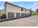 View of garage doors at building #17 at 2333 E Southern Ave # 2016, Tempe, AZ 85282