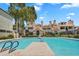 Community pool surrounded by well-maintained condo buildings at 2333 E Southern Ave # 2016, Tempe, AZ 85282