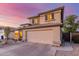 Inviting two-story home with a spacious two-car garage and well-manicured landscaping at 3031 S Cortland --, Mesa, AZ 85212