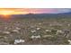 Majestic aerial view features desert homes in a thoughtfully designed community near mountain views at 30600 N Pima Rd # 61, Scottsdale, AZ 85266