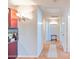 Hallway with decorative lighting and neutral walls at 3597 W Mineral Butte Dr, San Tan Valley, AZ 85144