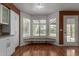 Bright dining area featuring a window seat and modern lighting fixture at 3821 W Barcelona Dr, Chandler, AZ 85226