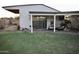 A wonderful outdoor living space featuring an outdoor patio, and lush backyard at 4755 E Gary St, Mesa, AZ 85205