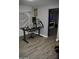 Office space with grey walls, modern decor, and views of the fireplace at 4755 E Gary St, Mesa, AZ 85205