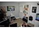 Bright home office area with lots of storage and shelving at 4755 E Gary St, Mesa, AZ 85205