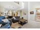Bright and spacious living room with plush seating, a wooden coffee table, and natural light at 5370 S Desert Dawn Dr # 56, Gold Canyon, AZ 85118