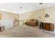 Versatile loft space featuring a seating area and wet bar, perfect for entertaining or relaxing upstairs at 5370 S Desert Dawn Dr # 56, Gold Canyon, AZ 85118
