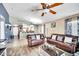 Inviting living room with comfortable seating and plenty of natural light at 597 S 167Th Dr, Goodyear, AZ 85338