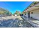 The exterior of the house featuring a fenced backyard with a covered patio at 829 E Echo Ln, Phoenix, AZ 85020