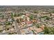 Aerial view of suburban neighborhood, showing house location at 8511 W Via Montoya Dr, Peoria, AZ 85383