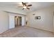 Spacious bedroom with neutral tones, carpet flooring and convenient access to bathroom and closet at 18207 N 46Th St, Phoenix, AZ 85032