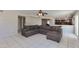 Comfortable living room with tile floors and a spacious layout that flows into the kitchen area at 18207 N 46Th St, Phoenix, AZ 85032