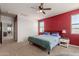 Comfortable bedroom with windows, nice natural light, and a calming atmosphere for relaxation at 19771 W Woodlands Ave, Buckeye, AZ 85326