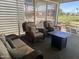 Comfortable covered patio offers relaxing seating, perfect for enjoying outdoor living at 2290 S Seminole Dr, Apache Junction, AZ 85119