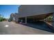 Parking garage area showing assigned parking spots and an access road at 2615 N Hayden Rd # 114, Scottsdale, AZ 85257