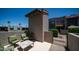 Inviting outdoor patio with seating, offering a peaceful retreat at 2615 N Hayden Rd # 114, Scottsdale, AZ 85257