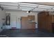 Spacious garage with built-in cabinets and ample storage space, ready for your projects and organization at 34464 N 68Th Way, Scottsdale, AZ 85266