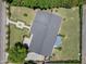 Aerial view of the property showing the roof, backyard, landscaping, and overall layout at 4125 N 64Th St, Scottsdale, AZ 85251