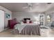 Cozy main bedroom with a king-sized bed, soft lighting, and a chest of drawers at 8061 E Lavender Dr, Gold Canyon, AZ 85118