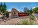 Exterior view of the Cottonwood Palo Verde Sun Lakes community entrance sign at 10124 E Michigan Ave, Sun Lakes, AZ 85248