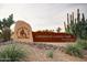 Community sign reading Cottonwood Country Club in Sun Lakes, Arizona at 10124 E Michigan Ave, Sun Lakes, AZ 85248